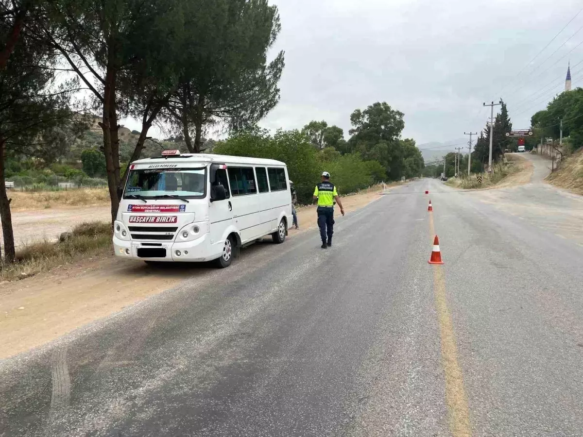 Aydın’da Trafik Denetimi: Kurallara Uymayan Sürücülere Ceza