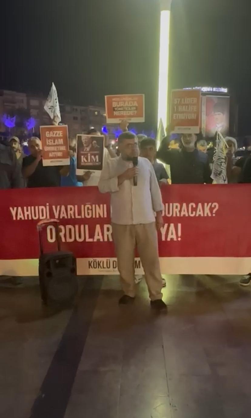 AYDIN’DA GAZZE İÇİN MİTİNG DÜZENLENDİ!!