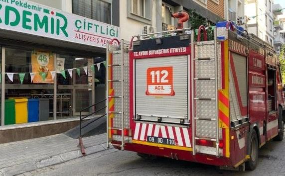 AYDIN EFELER’DE ZİNCİR MARKETTE YANGIN!!