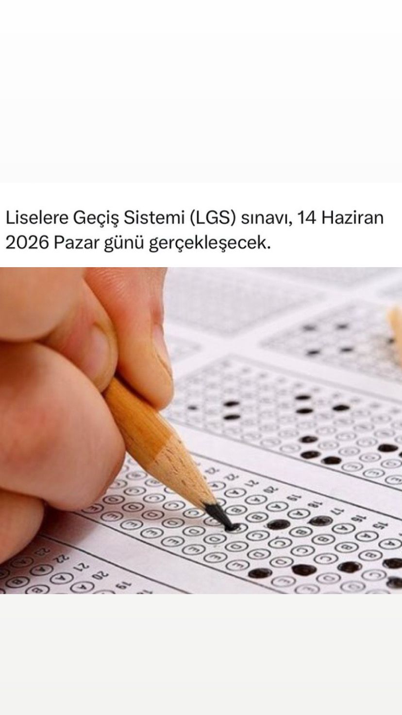 LGS TARİHİ BELLİ OLDU!!