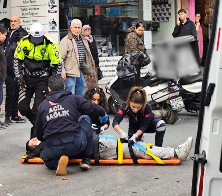 AYDIN’DA KURYE İLE OTOMOBİL ÇARPIŞTI!!